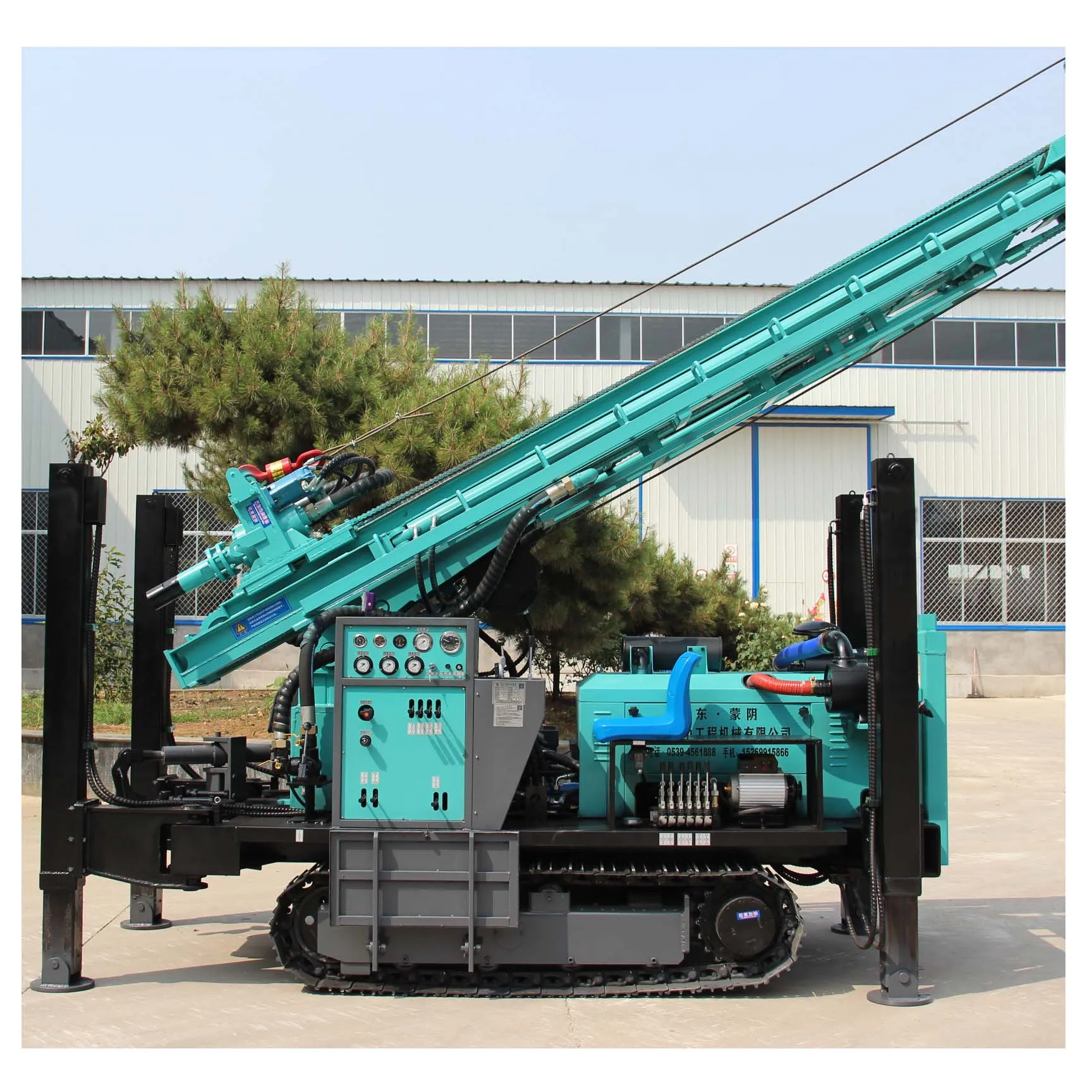 KW280 Cheap 280m Water Well Drilling Rig Borehole Crawler-mounted Hydraulic Drilling Machine