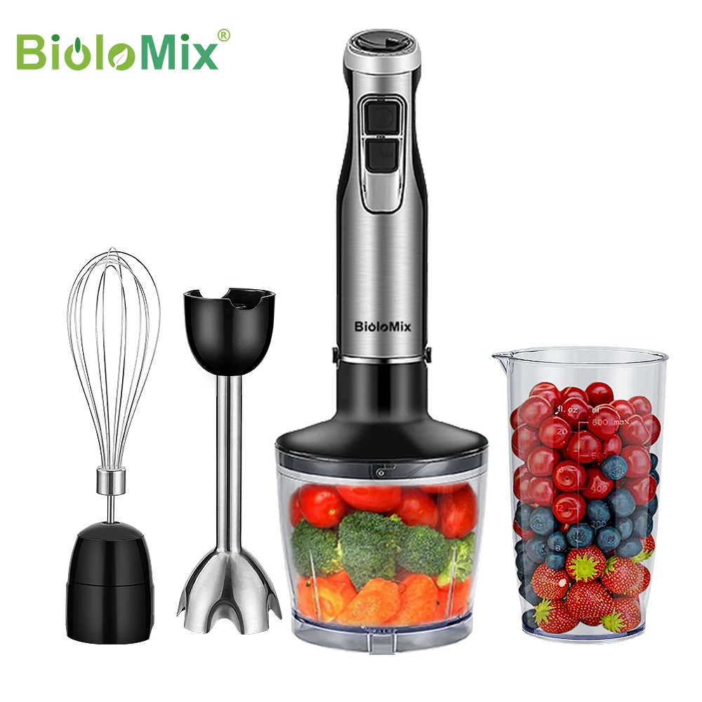 1200W High Performance 4 in 1 Household Hand Blender Set Electric Adjustable Speeds Multiple Accessories