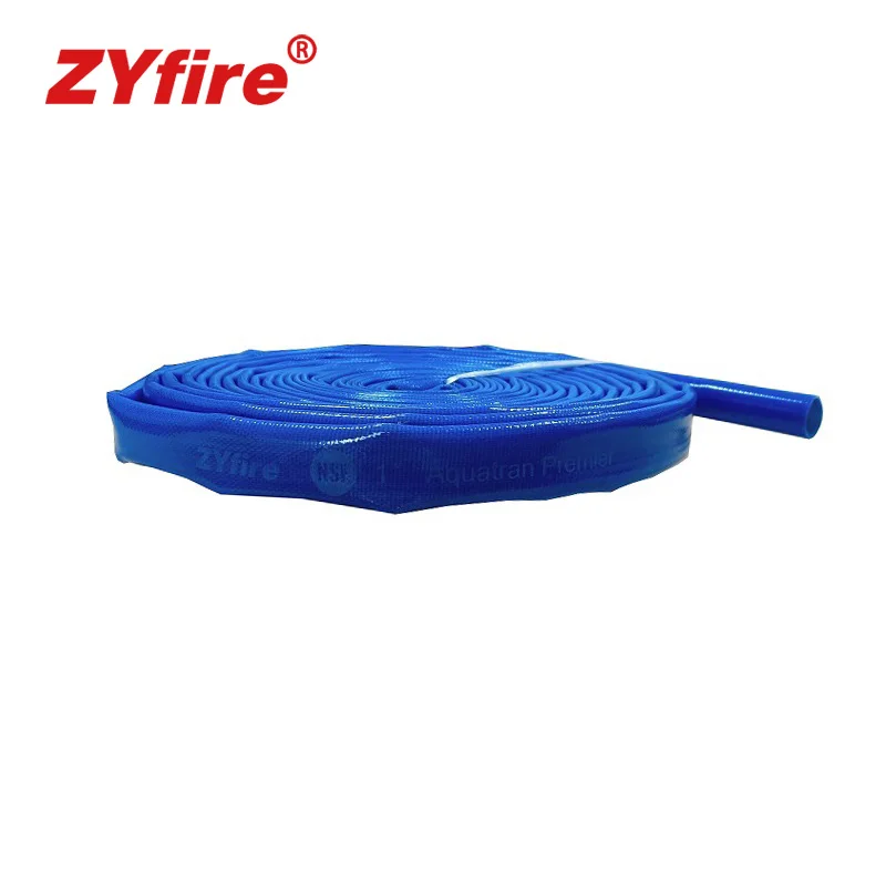 ZYfire Flexible Blue Potable Water transfer Hose with TPU Cable Strap