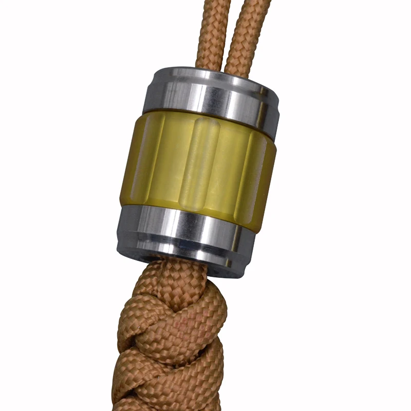 Titanium Ultem Paracord Beads Lanyard Bead for Knife Zipper Pull Paracord Jewelry  Bracelet Necklace EDC Lanyard Beads  Pendant
