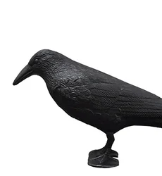 L&Y wholesale Outdoor hunting decoy Plastic black crow decoration plastic hunting decoy crow