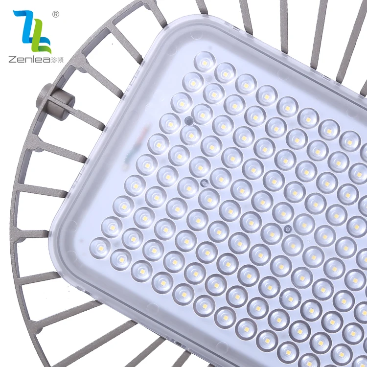 Gymnasium Lighting Aluminum 5 Years Warranty Ip65 Waterproof Indoor 100watt 150watt 200watt Ufo High Bay Light