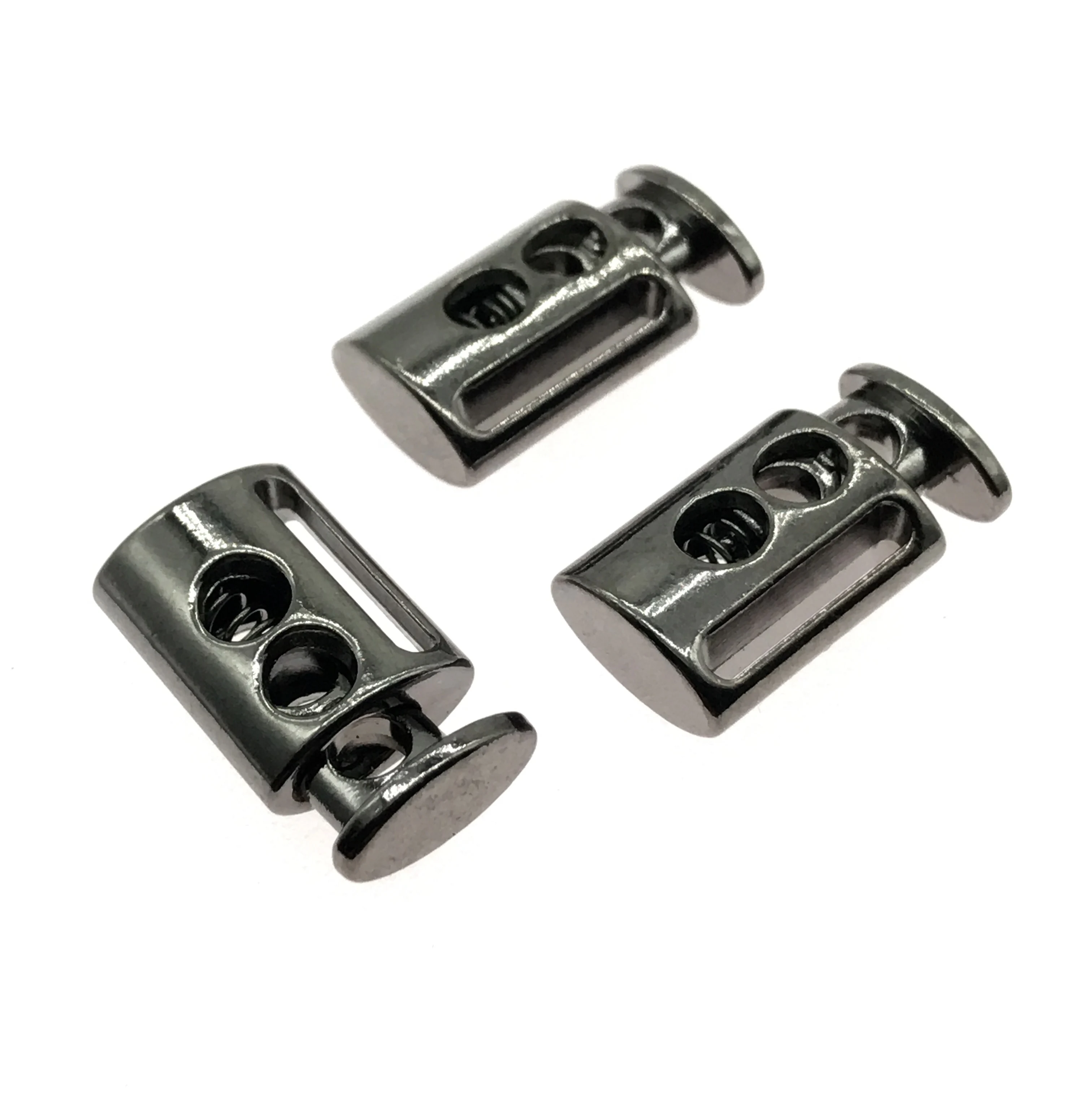 High Quality Custom Handbag Metal Accessories 20mm Tail Clip End Nickel Rose Gold Gun Metal Strap Stopper Cord End for Bags