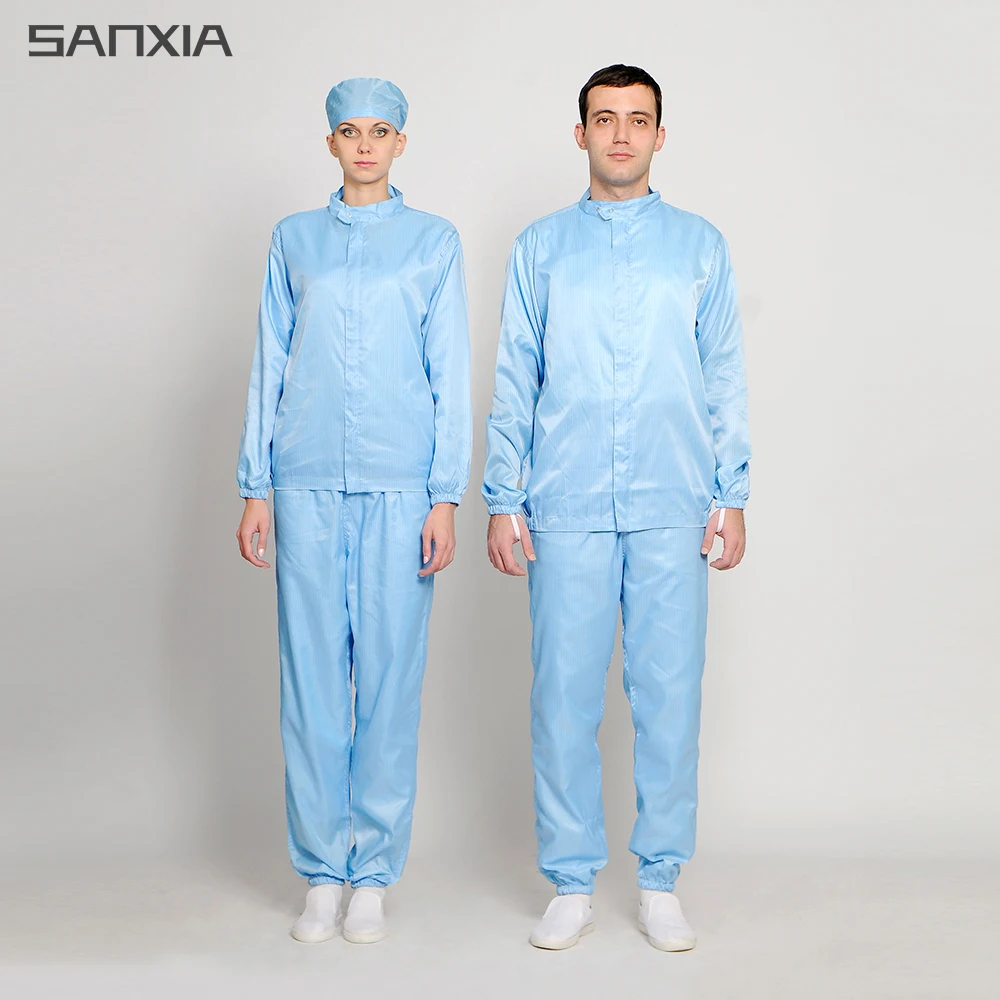 esd clothing anti static coveralls  semiconductor  cleanroom suit