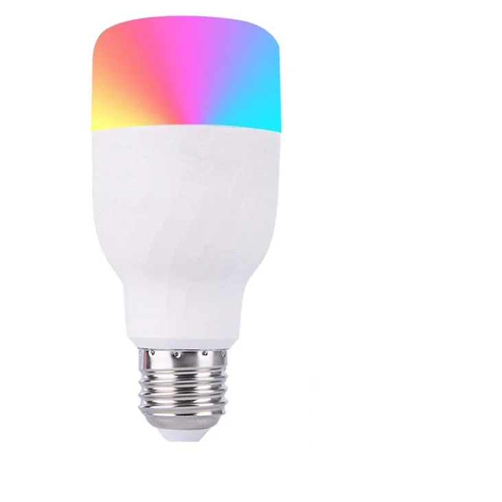 Smart LED Bulb A60 A19 Zigbee 7w 10w 950lm RGBCW Color E27 E26 B22 WIFI Voice Control Dimmable Light Bulbs