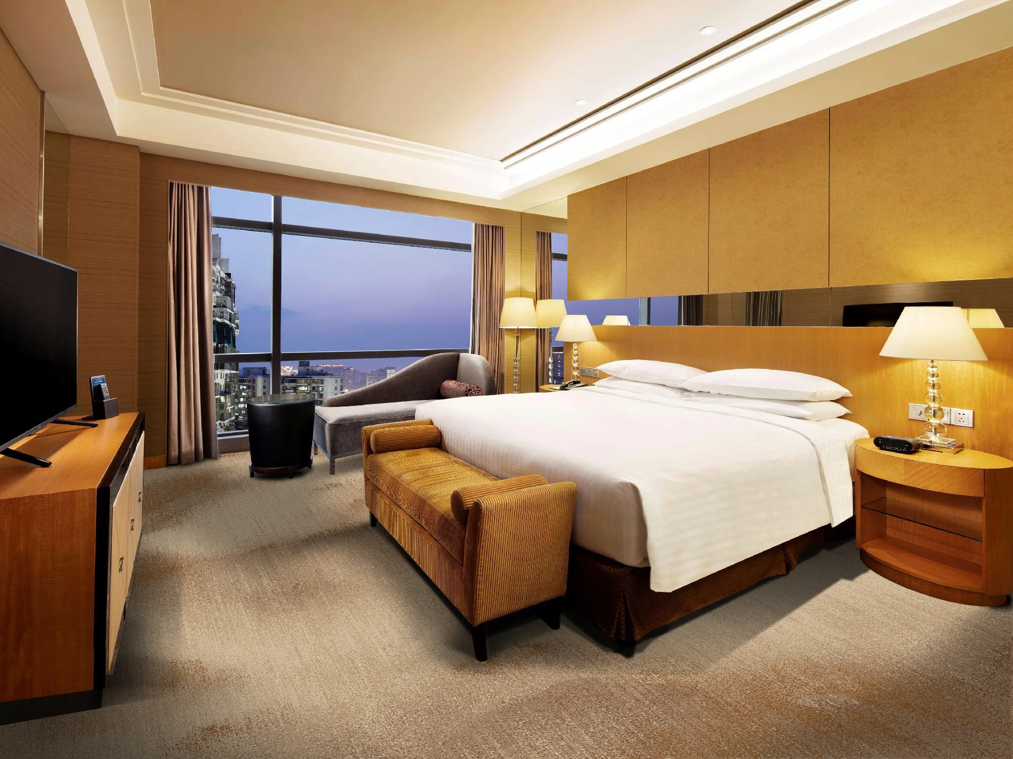 China Nylon Printed carpet professional  manufacturers fireproof wall to wall for  guest room living room bedroom carpet