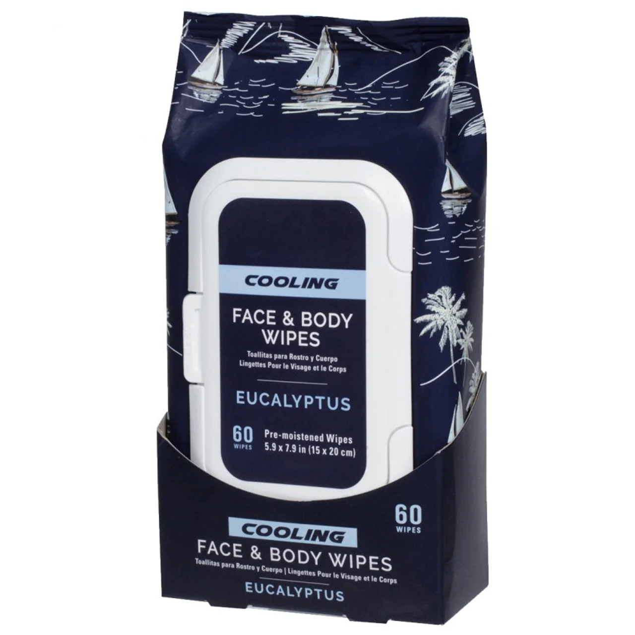 Best Seller Wet Tissue PH Balanced Gym Wipes for Men Natural Mint Cooling Face&Body Wipes