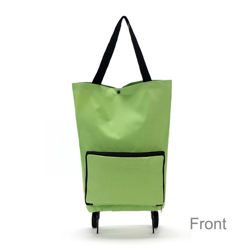 
Wheeled Portable Folding Shoulder Shopping Bag Buy Vegetables Shopping Cart 