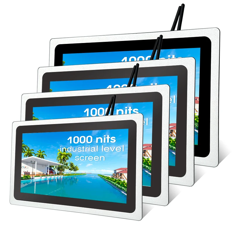 21.5 27 Inch 1000 nits Panel Open Frame Wall Mount Capacitive Embedded Display Lcd Industrial Touch Screen Monitor