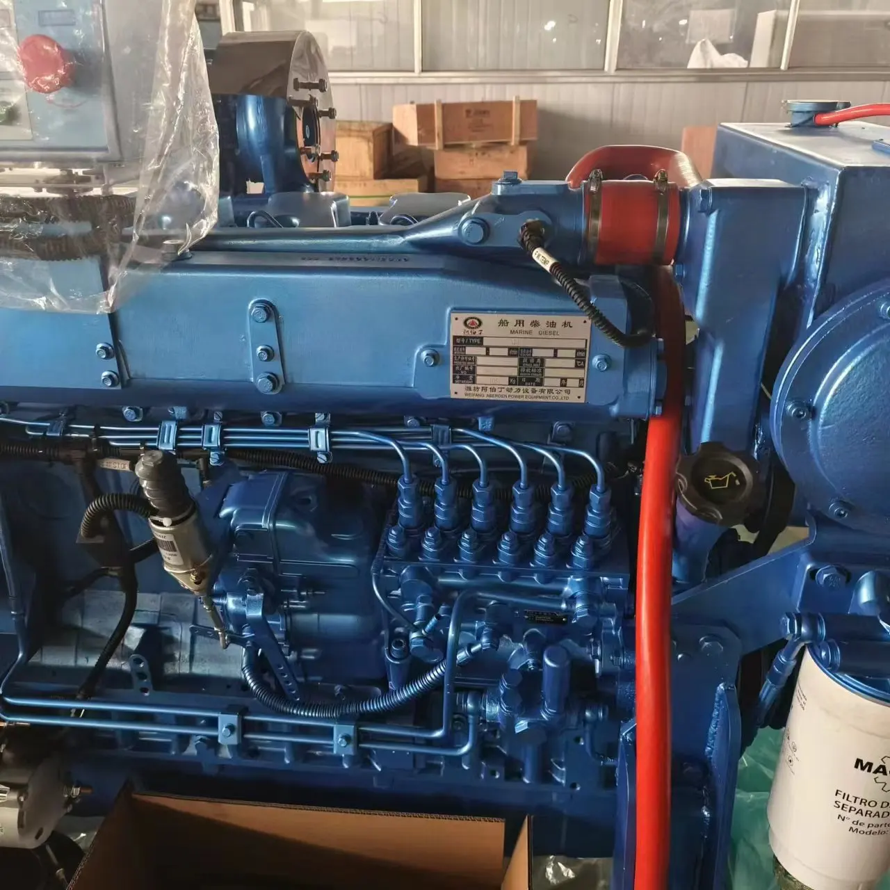 Weichai WD10 326hp Marine gearbox diesel Engine