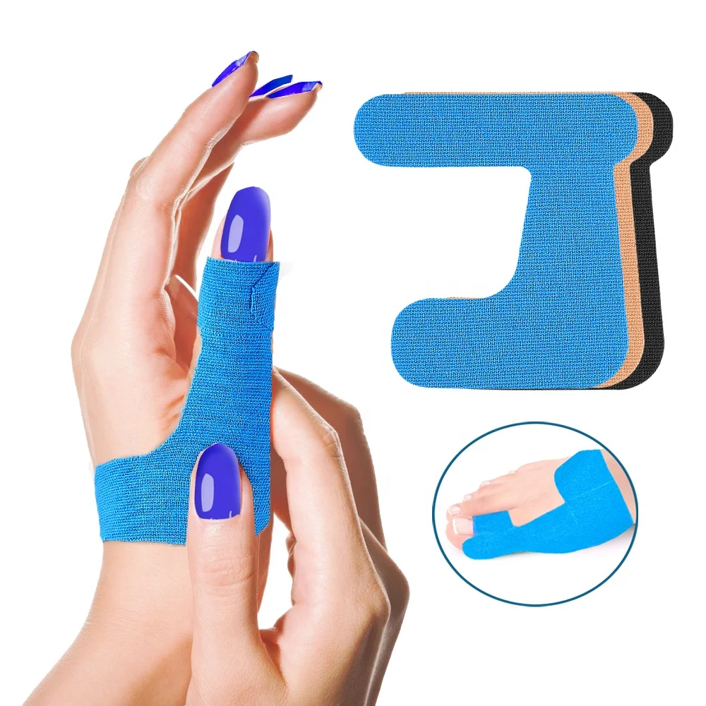 Big Toe Valgus Orthotics,Bunion Corrector, Self Adhesive Big Toe Brace Thumb Cover Stickers, Elastic Pain Relief Muscle Patch