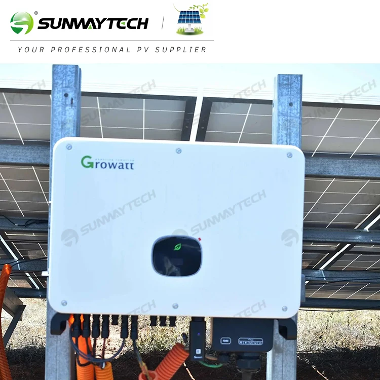 Growatt MAC 40KTL3-X Solar Inverter Hybrid 3 Phase 30kw 33kw 40kw 24v Pure Sine Wave on Grid Tied Pv