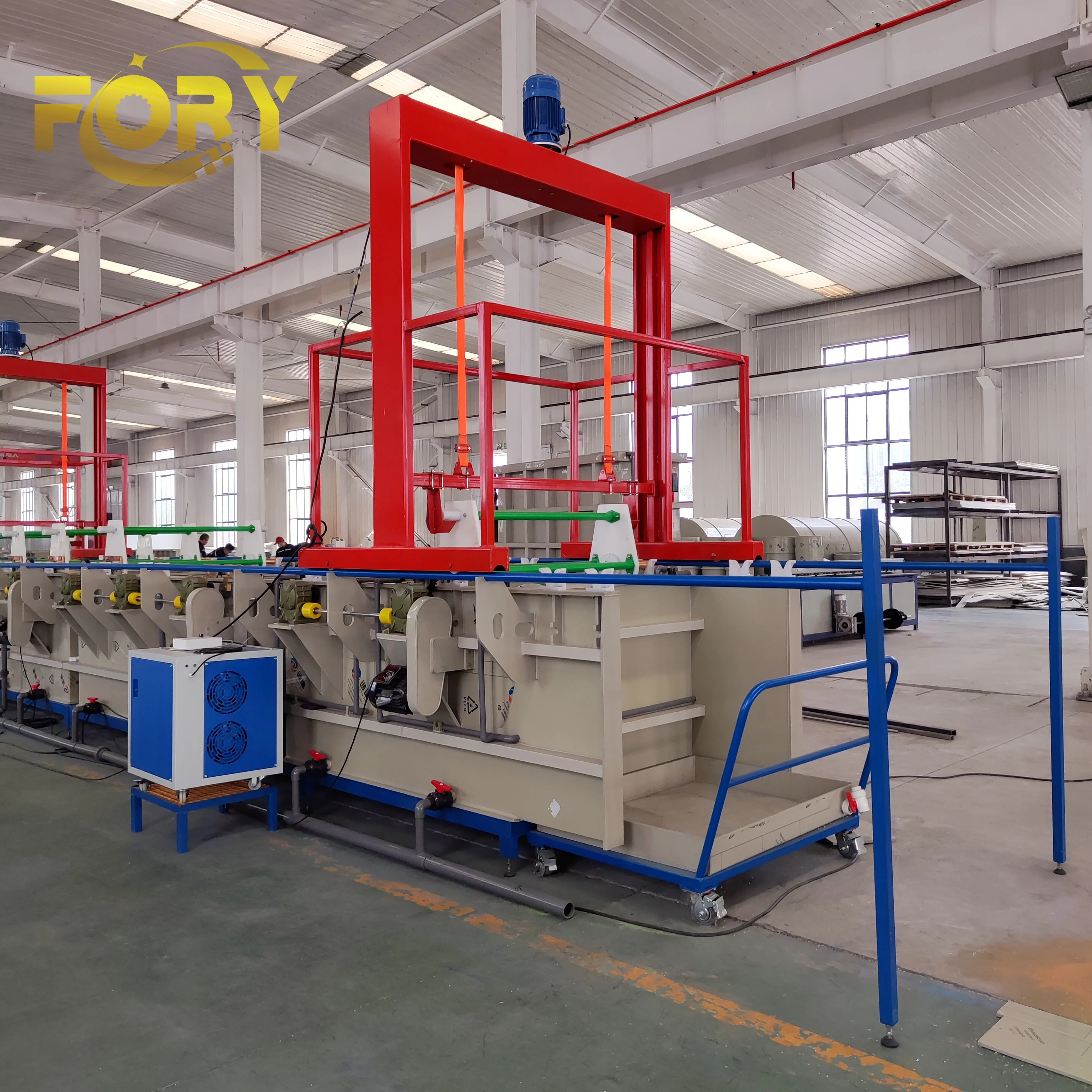 Linyi Fory galvanized machine  nickel electroplating tank chrome plating kit