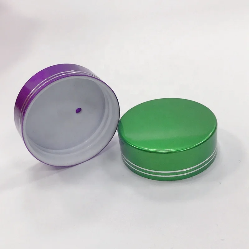 Aluminum Plastic Smooth Side 38/400 45/400 53/400 Threaded Caps Metal Jar Lids
