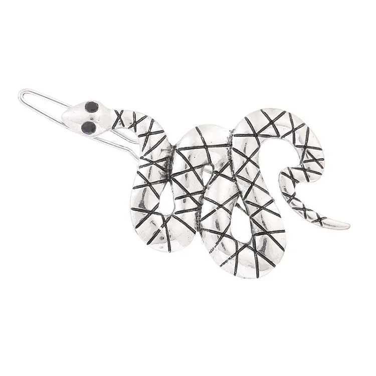 Factory direct sales alloy hairpin a word snake  retro serpentine hair clips