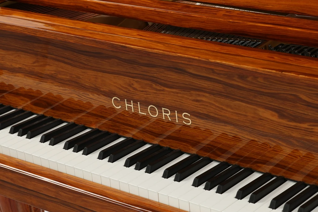 Grand piano with 88 keys hammer with Carved cylindrical leg 152Bu