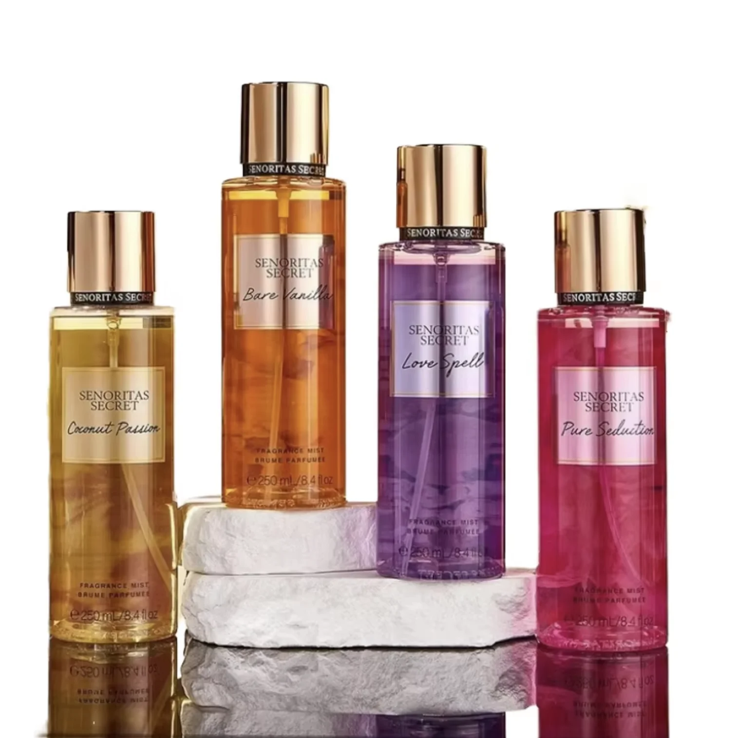 Original Brand Luxury Women Secret Scent Perfume Fragrance Long Lasting 250ML Victoria Body Splash Mist Vitoria Vitoria Intimate