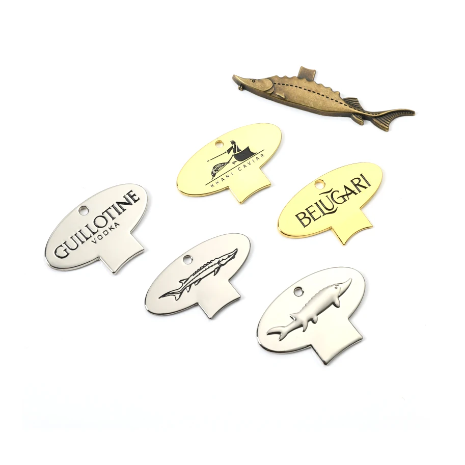 Custom Logo Metal Caviar Can Box Tin Opener Laser Engraved Logo Opener For Kitchen Use