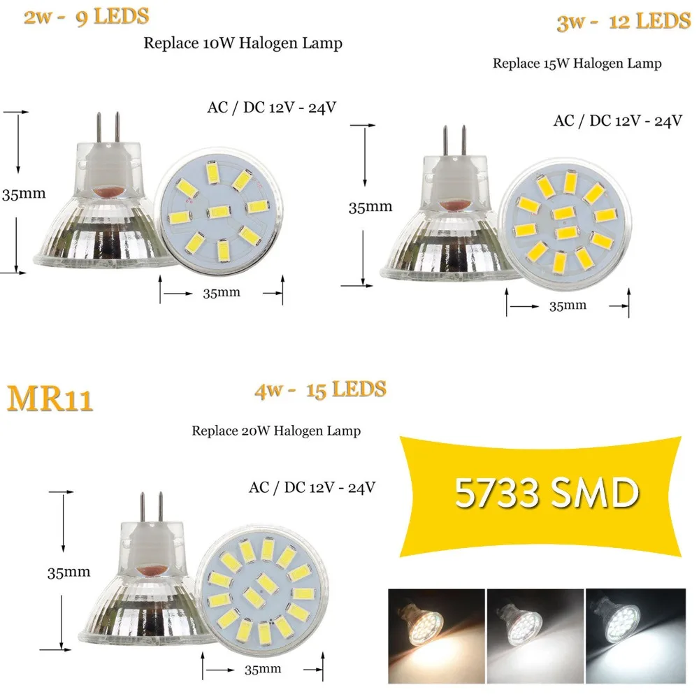 12v  glass led mr11 3w 2700k  GU4 Dimmable Lamp replace Halogen Spotlight Chandelier