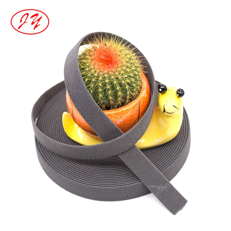 Custom thick band 20mm stretch strap twill pattern long lasting elasticity polyester elastic webbing