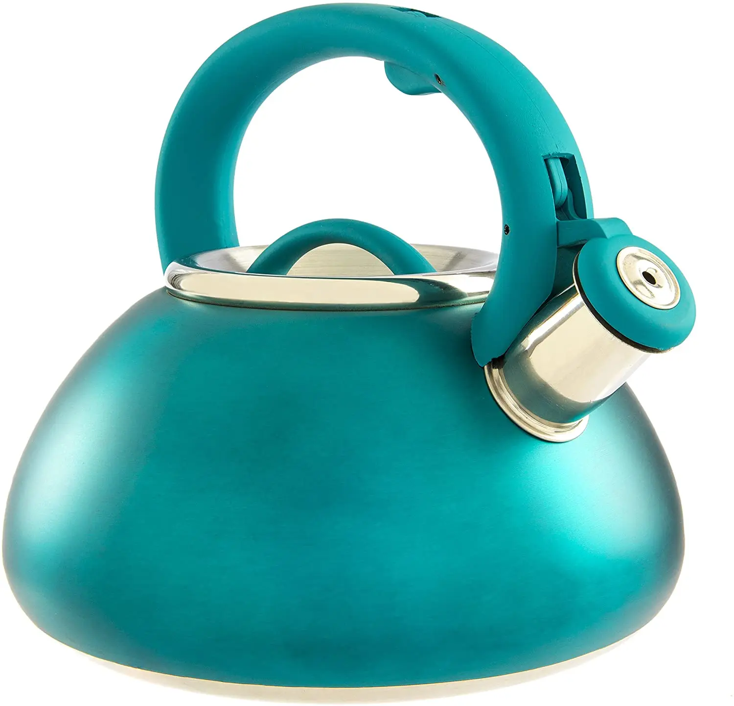 Fashion Stainless Steel Copper Painting Teapot Hot Water Whistle Boil Kettle 3.0L