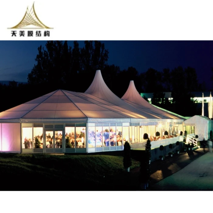 TIMI Custom Aluminum Event 500 1000 Person Commercial Luxury Outdoor Large Party Marquee Tent For Event Festivals Concerts