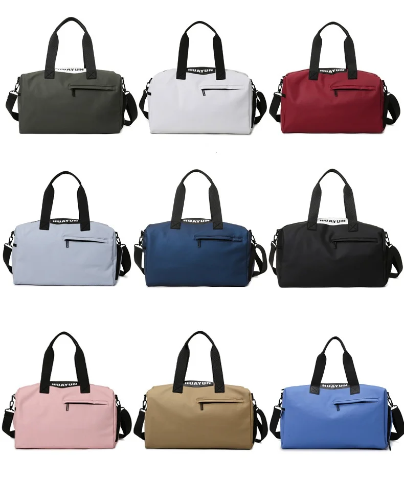 Handheld Reinforced Bag Shoulder Strap Hook Dry wet Separation Independent Shoe Compartment Sports Travel Bag