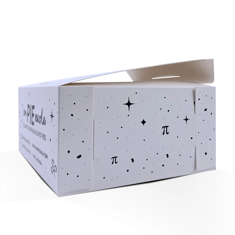 SENCAI High Quality Custom Logo White Food Grade Carton Pie Box Packaging Food Boxes Food Packaging