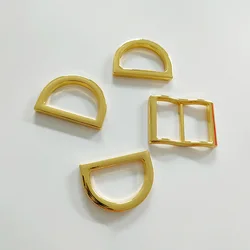 Custom Fashion Accessories Shiny Gold Hat Button Metal Sandal Button