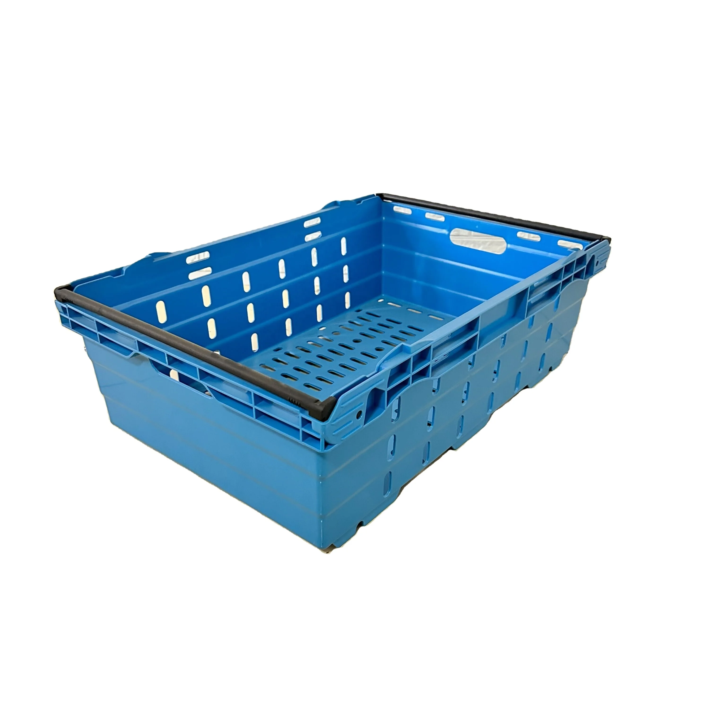 Plastic Crate High-quality Virgin Material Vegetable Crate 600*400*245mm Stacked Crate
