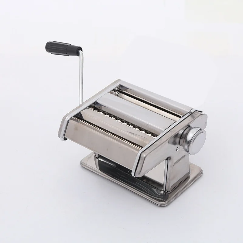 Hot Selling Home Kitchen Stainless Steel Manual Pasta Maker Machine Hand Crank Pastry Roller Spaghetti Noodle Maker