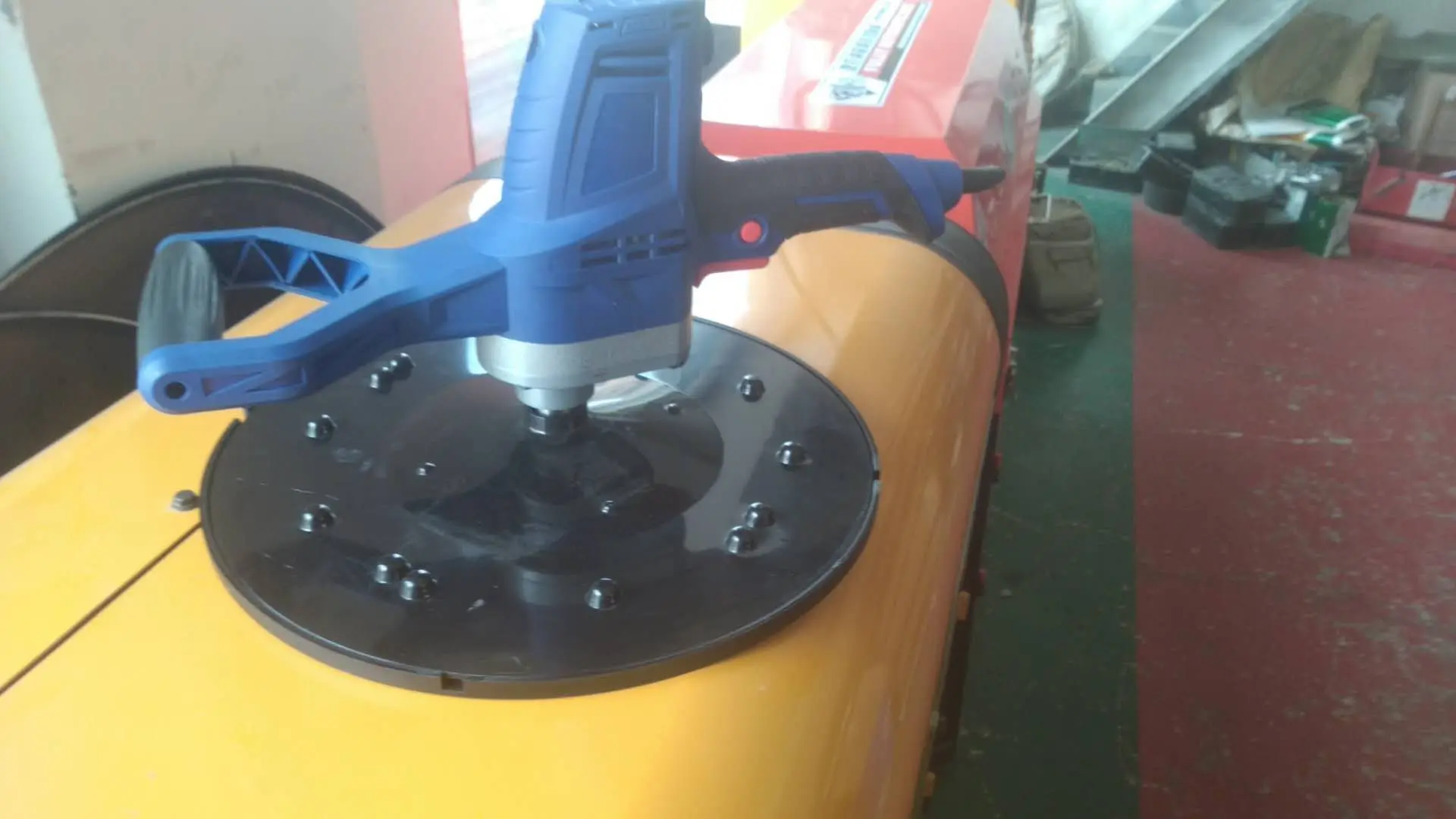 Электрическая портативная полировальная машина для цементного раствора, Заводская поставка, портативная шлифовальная машина для настенного цементного раствора