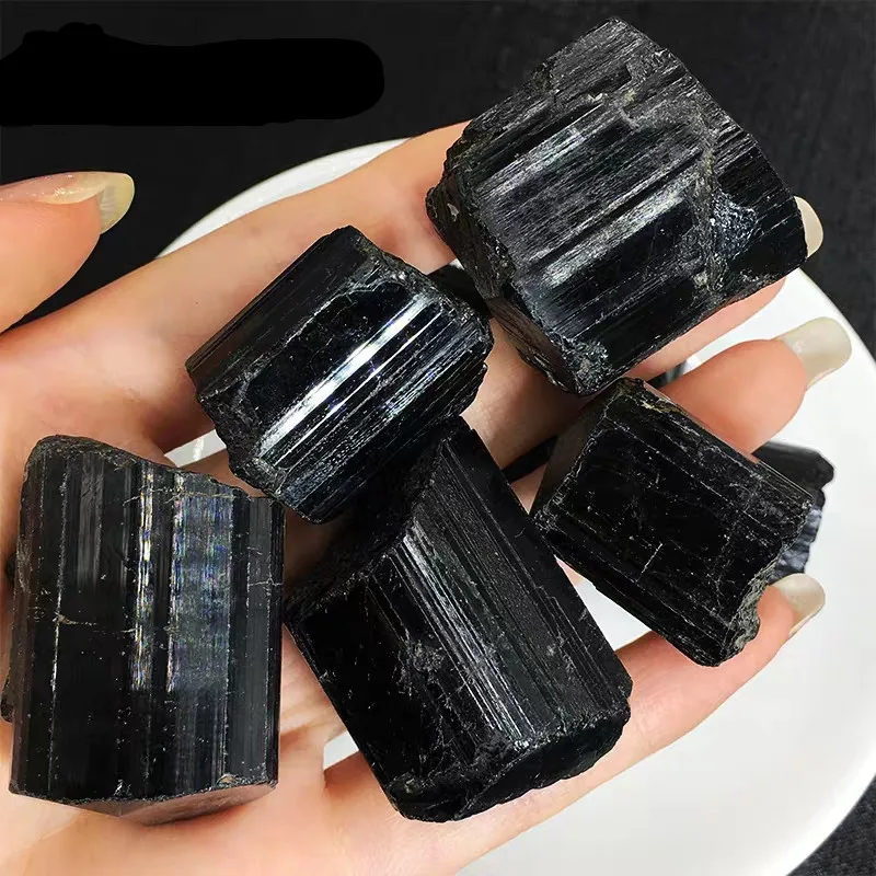 Натуральный Необработанный грубый камень кристалл чакра рейки черный турмалин образец драгоценного камня лечебный для продажи