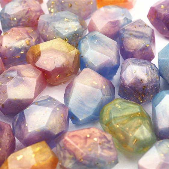 Y1912 DIY crystal epoxy resin irregular diamond stone silicone mold