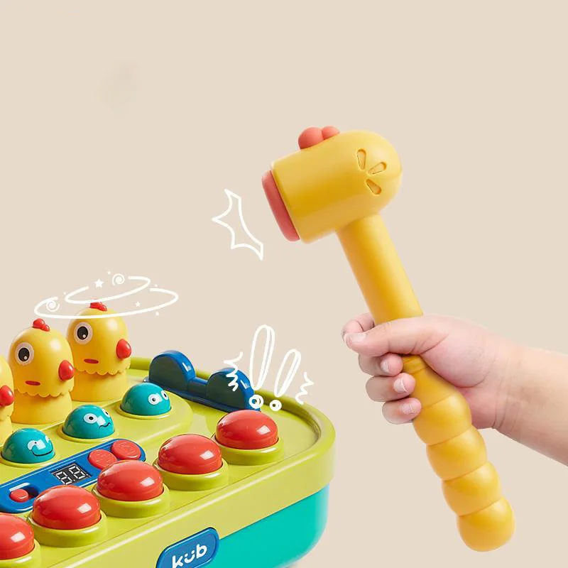 Manufacturers wholesale baby educational cartoon whack a mole toy hammer beat challenge memory game machine for kids