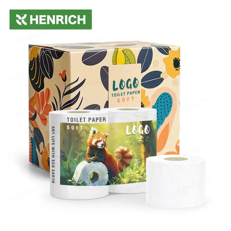 High Quality TAD Best Quality Toilet Tissue Paper Cholrine Free Toilet Paper Custom Logo Toilet Roll