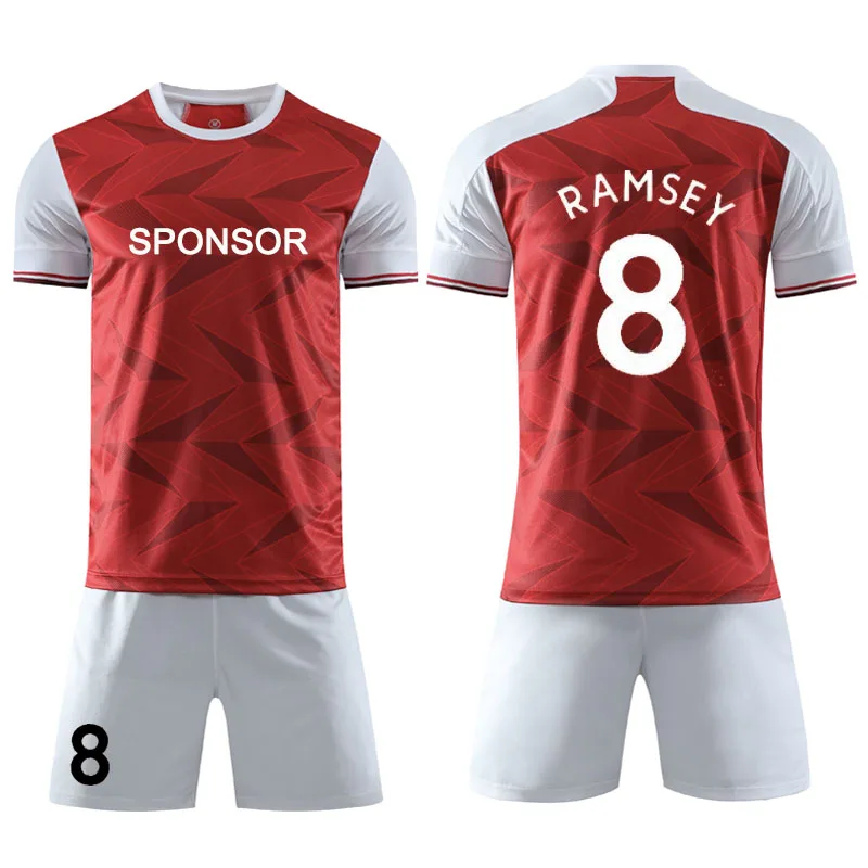 Лидер продаж обычная красно-белая тайская качественная футбольная Джерси Футбольная форма для команды на