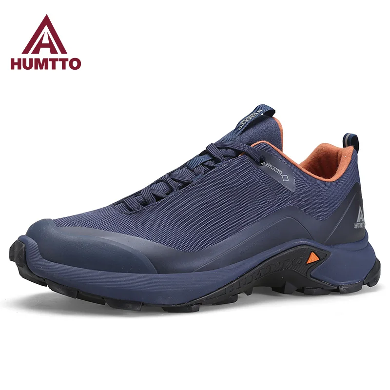 Humtto Outdoor Mountain Camping Waterproof Climbing Shoes Professional Trekking Hiking Shoes For Men