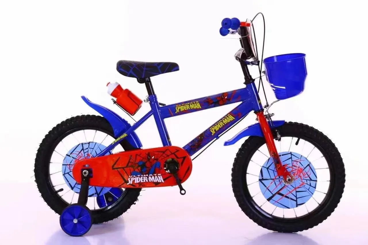 5 years old children kids cycle cheap price Spider-man baby kids child bicycle 16 inch two seat children kids bike in stock