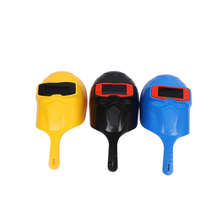 True Color can be customized logo Hand-held Welding Mask Auto Darkening Professional Welding Mask