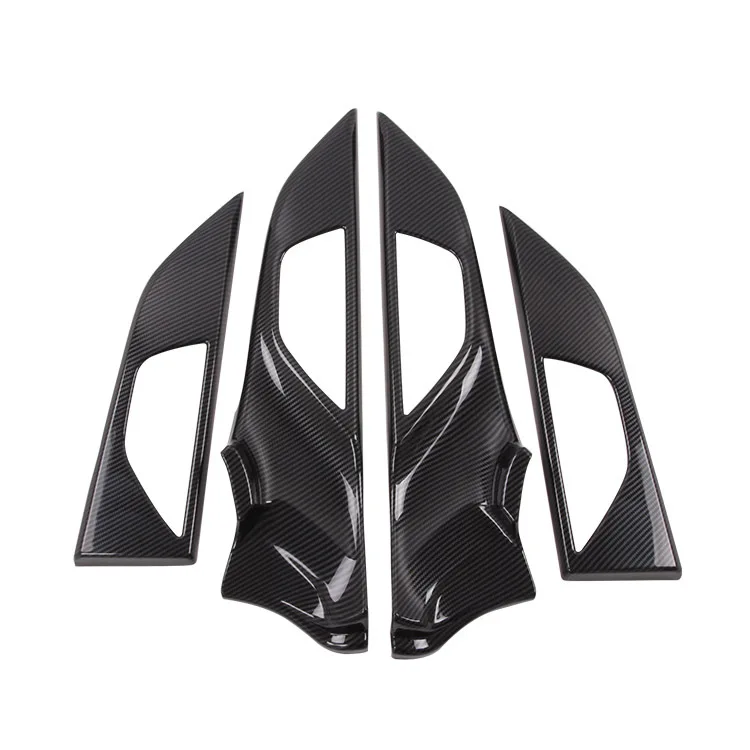 Carbon Fiber ABS Frame Stickers Protective Cover Trims For Subaru Forester 2019 Car Interior Decoration Accessories