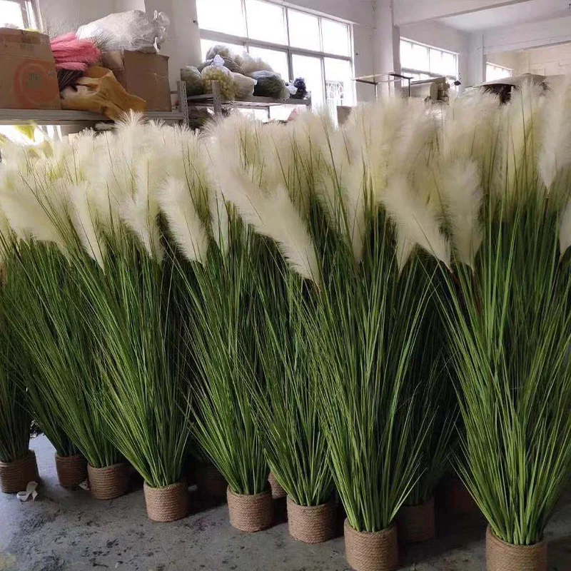 Nearly natural 120/220 ornamental onion grass artificial plant onion grass artificial leaf grass plant