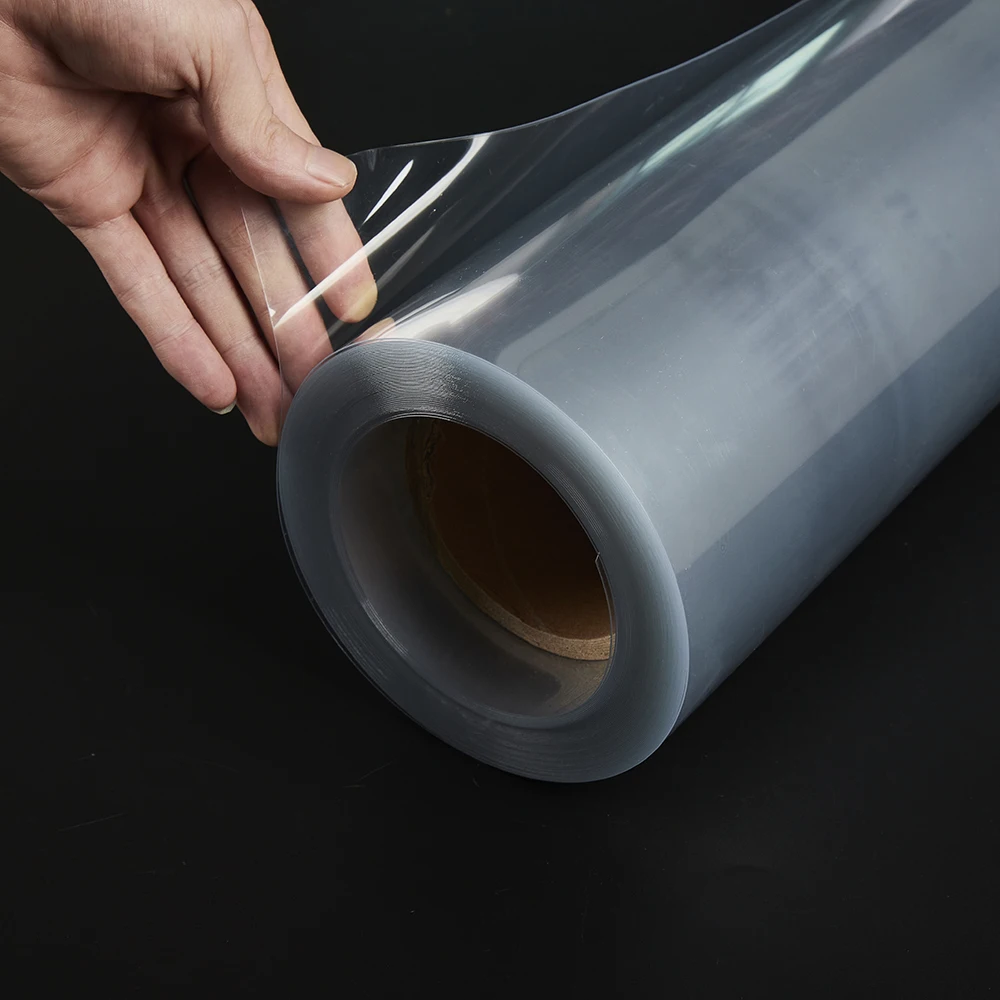 Customized Width Clear Plastic Pet Roll Polyester Film Roll