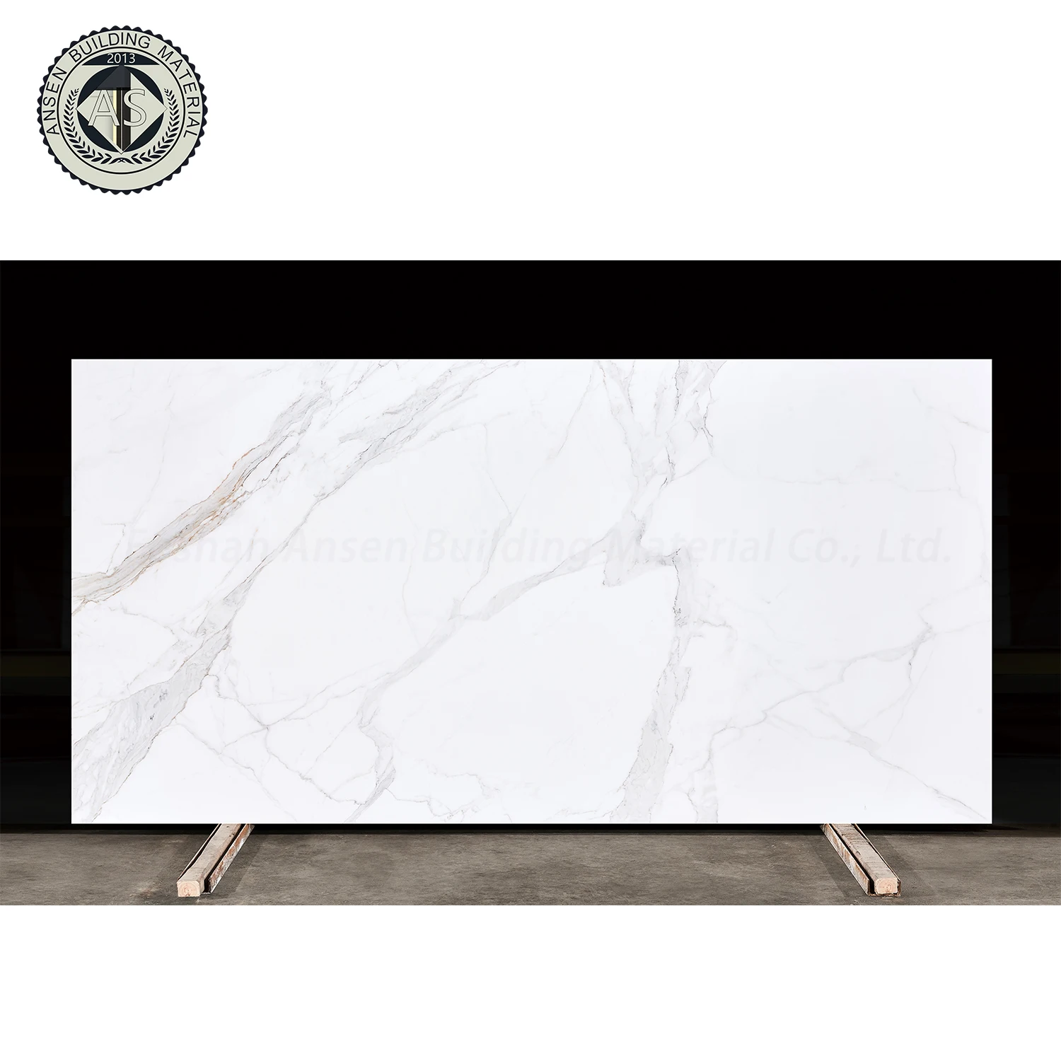 Оптовая Продажа с фабрики 2 см 3 3D печатные чернила кварцевый камень Calacatta белый дизайн полный корпус для кухонной столешницы