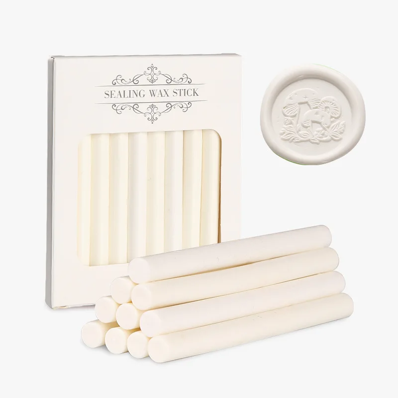 10pcs DIY Self-made Envelope Invitation Sealing Decoration Wax DIY Scrapbooking Color Making Seal Stamp for Envelope Letter