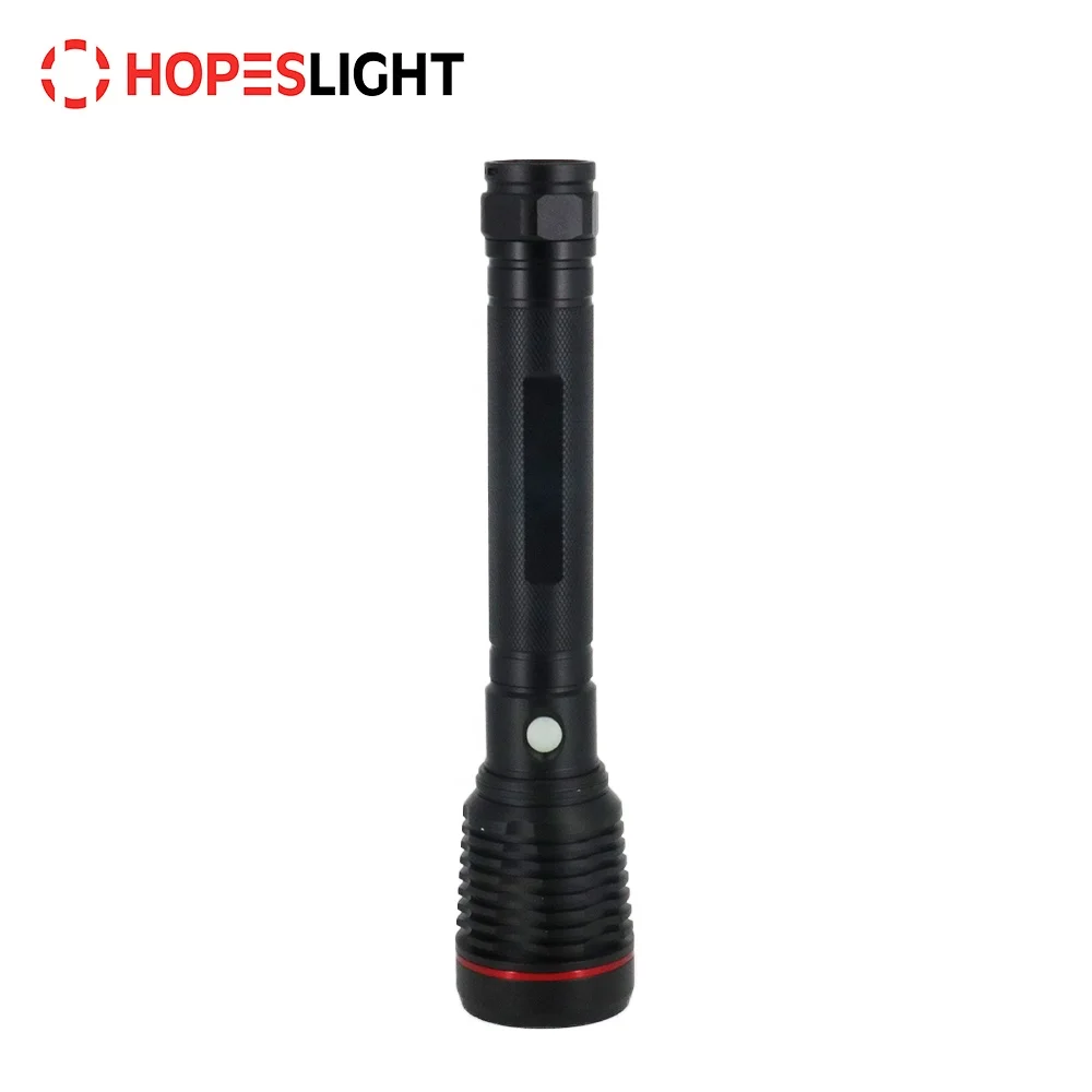 
Oem Factory Supply 2x18650 Battery Used Rechargeable Aluminum Police Best Military Combat led Flashlight torch light 