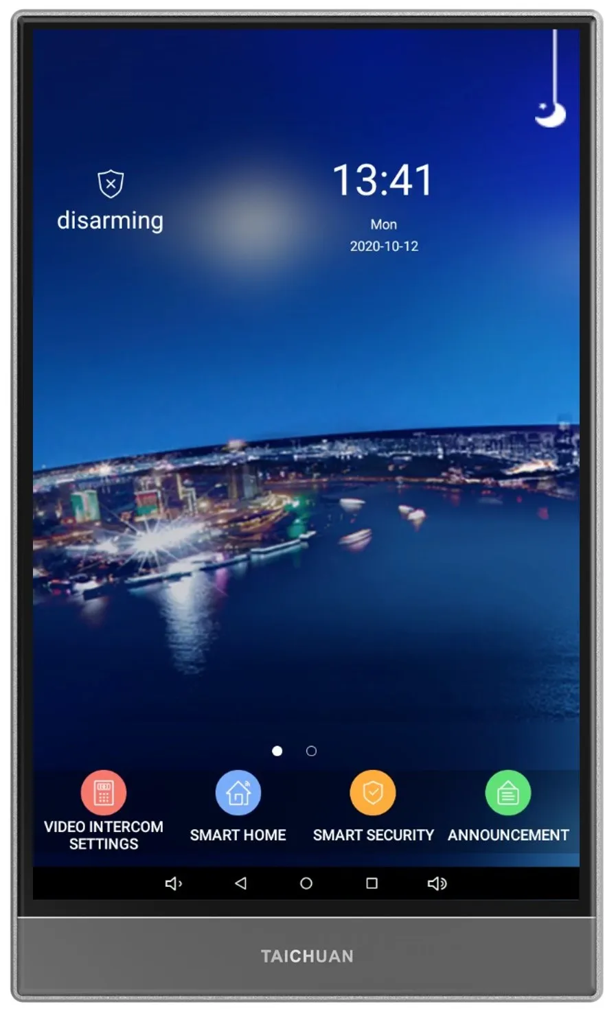 TCP IP Video Intercom System Indoor Monitor With WiFi Connect Smart Home Platform Video Door Phone