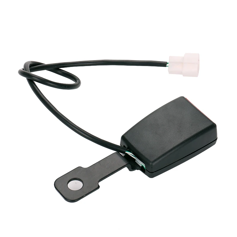 Wholesale Truck Parts Universal Steel Plastic Cover Car Safety Seat Belt Buckle With Electric Wire