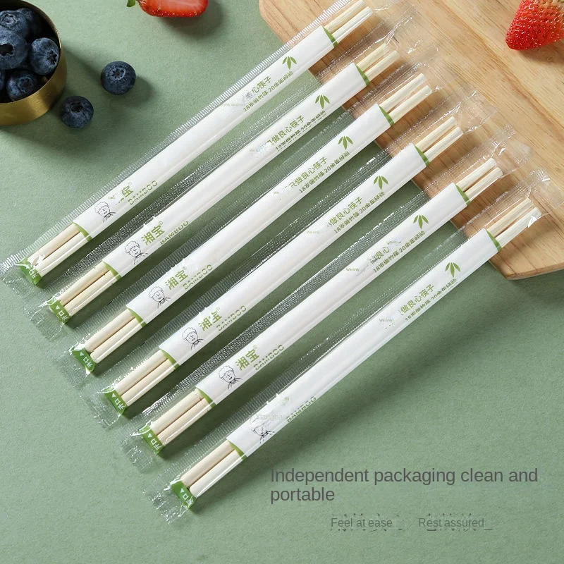 ESTICK Biodegradable Personalized Premium Led Snack Camping Lazy Bamboo Disposable Chopsticks For Sushi