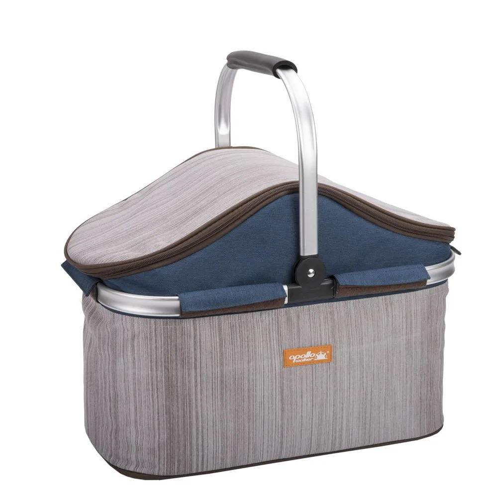 Foldable Portable Portable oxford cooler bag Storage Basket